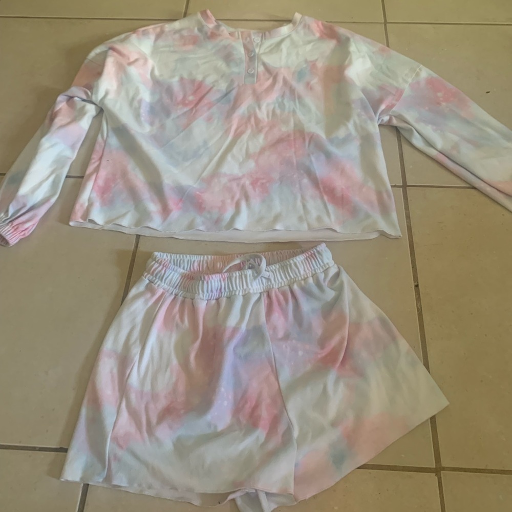 Tie dye pj set